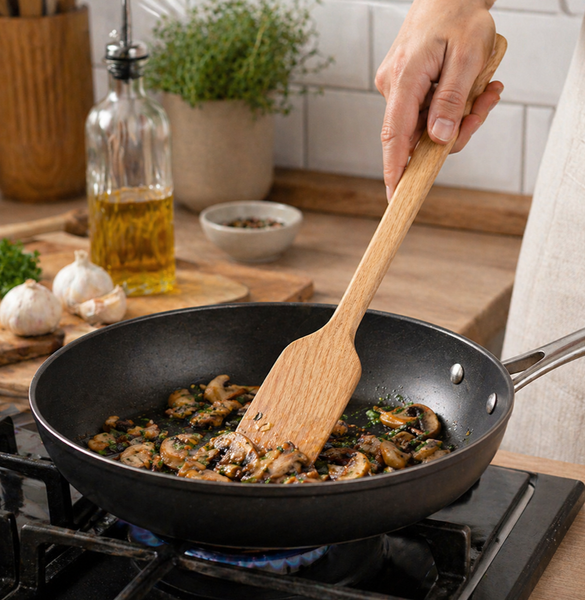 Набір Fiskars: кошик для пароварки Norden Grill 30 см 1066431 + лопатка дерев'яна Norden 1066429 + виделка Norden Grill 1066427 + щипці Norden Grill 1066426 1066431106642 фото