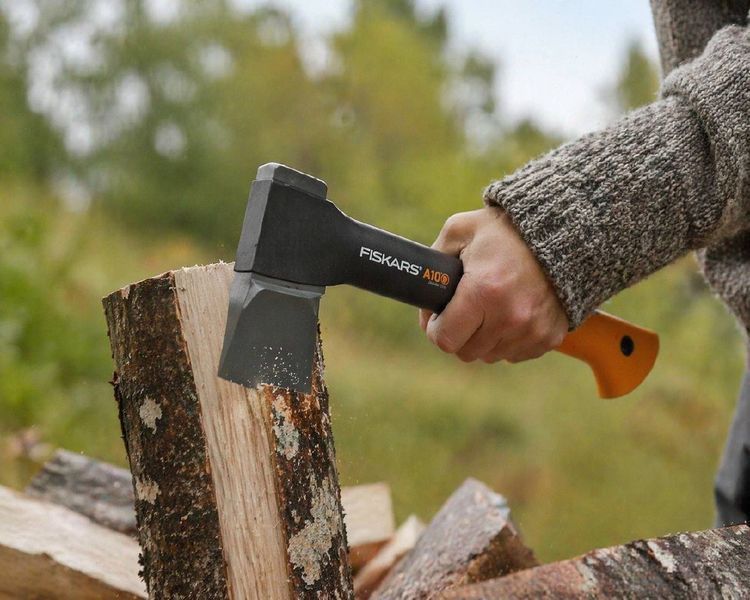 Набір Лопата садова штикова Fiskars Classic FSC+ Сокира теслярська Fiskars Solid A10 1014773105108 фото