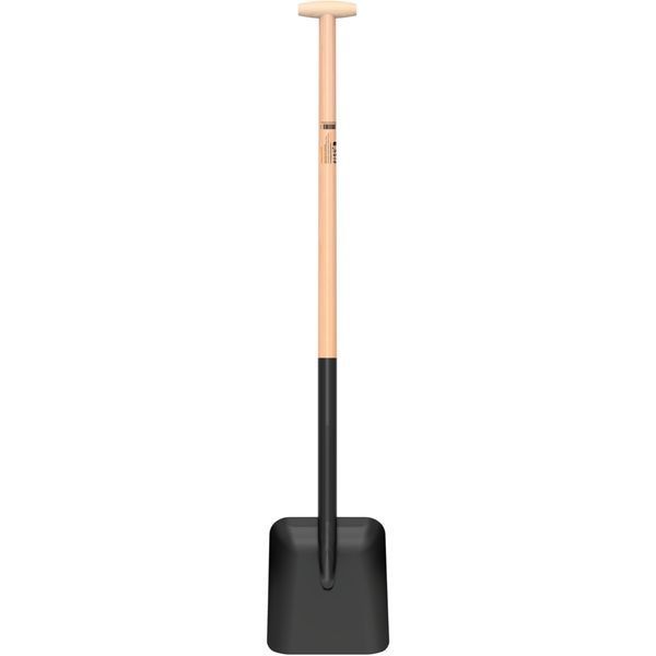 Лопата чорна совкова T-Grip FSC Fiskars (1073725) 1073725 фото